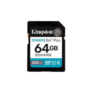 Kingston, SDXC Ext 64GB Gen4 C10 UHS-I U3