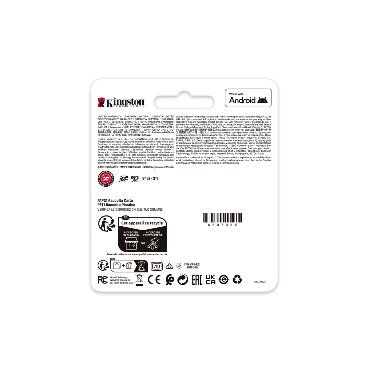 Micro SDXC 128GB Canvas Go Plus w/o ADP