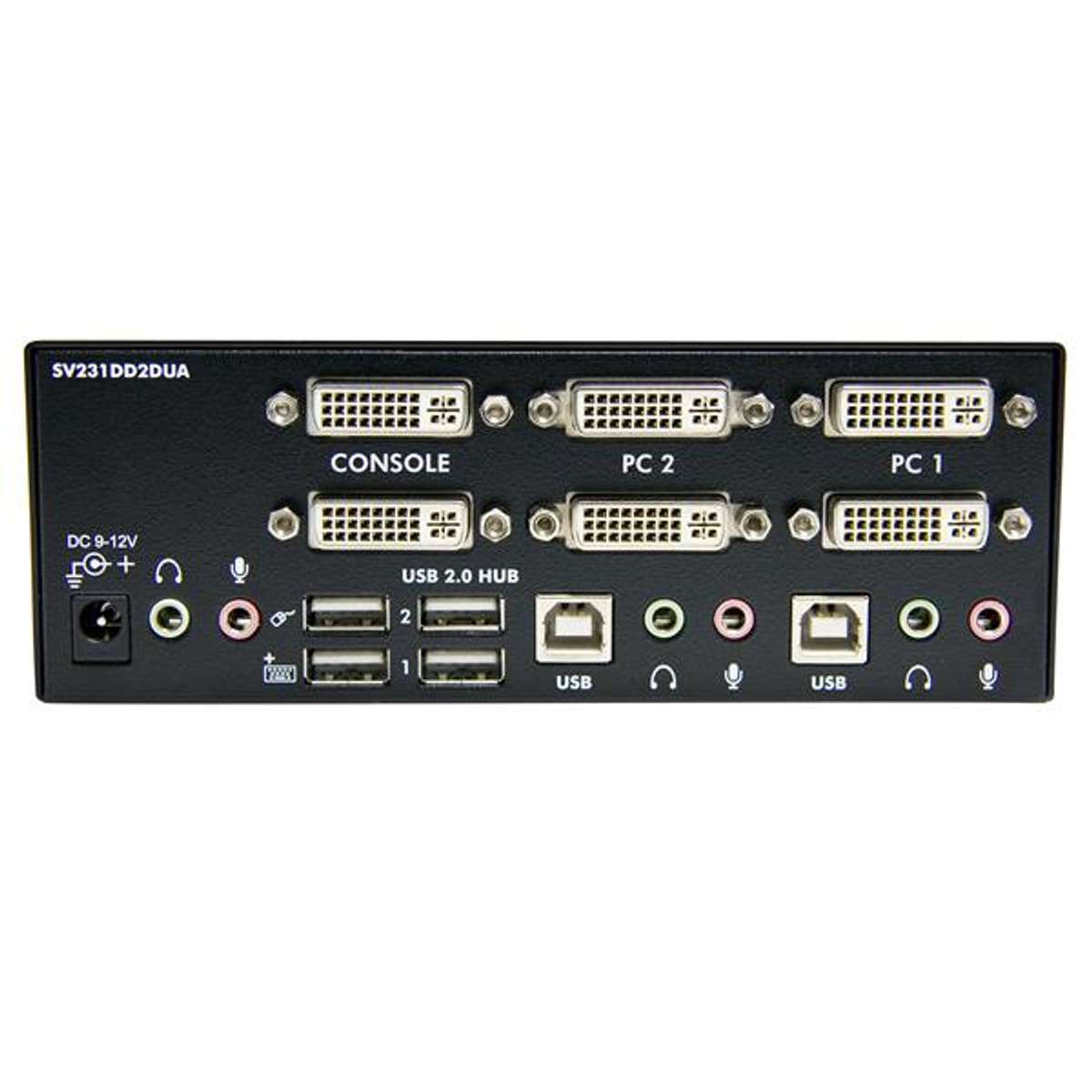 2 Port Dual DVI USB KVM Switch