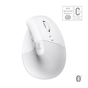 Lift-Mac Ergo Mouse-White/Grey