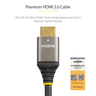20in 0.5m Certified HDMI 2.0 Cable 4K