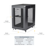 Server Rack Cabinet - 31in Deep - 18U