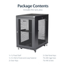 Server Rack Cabinet - 31in Deep - 18U