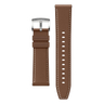 Brown Flat Tail Leather Strap 22mm