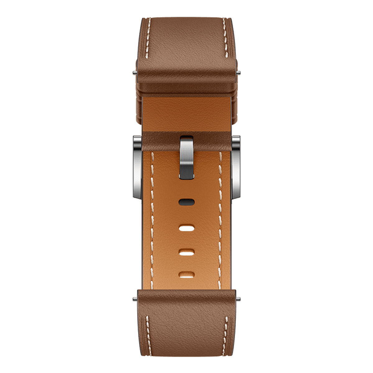 Brown Flat Tail Leather Strap 22mm