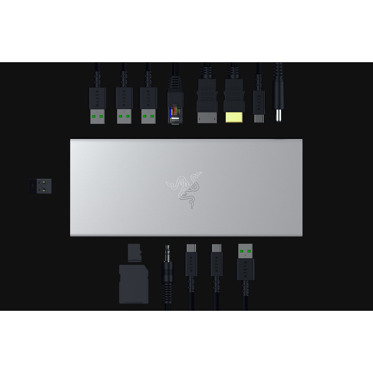 USB 4 Dock - Mercury White - UK