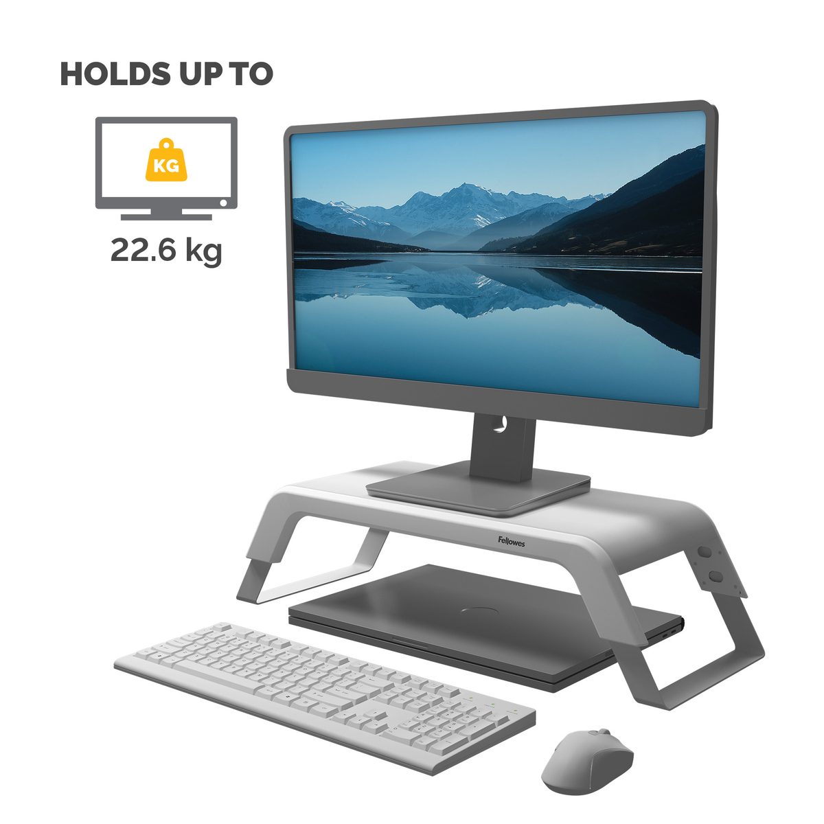 Hana Lt Monitor Stand White