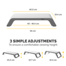 Hana Lt Monitor Stand White