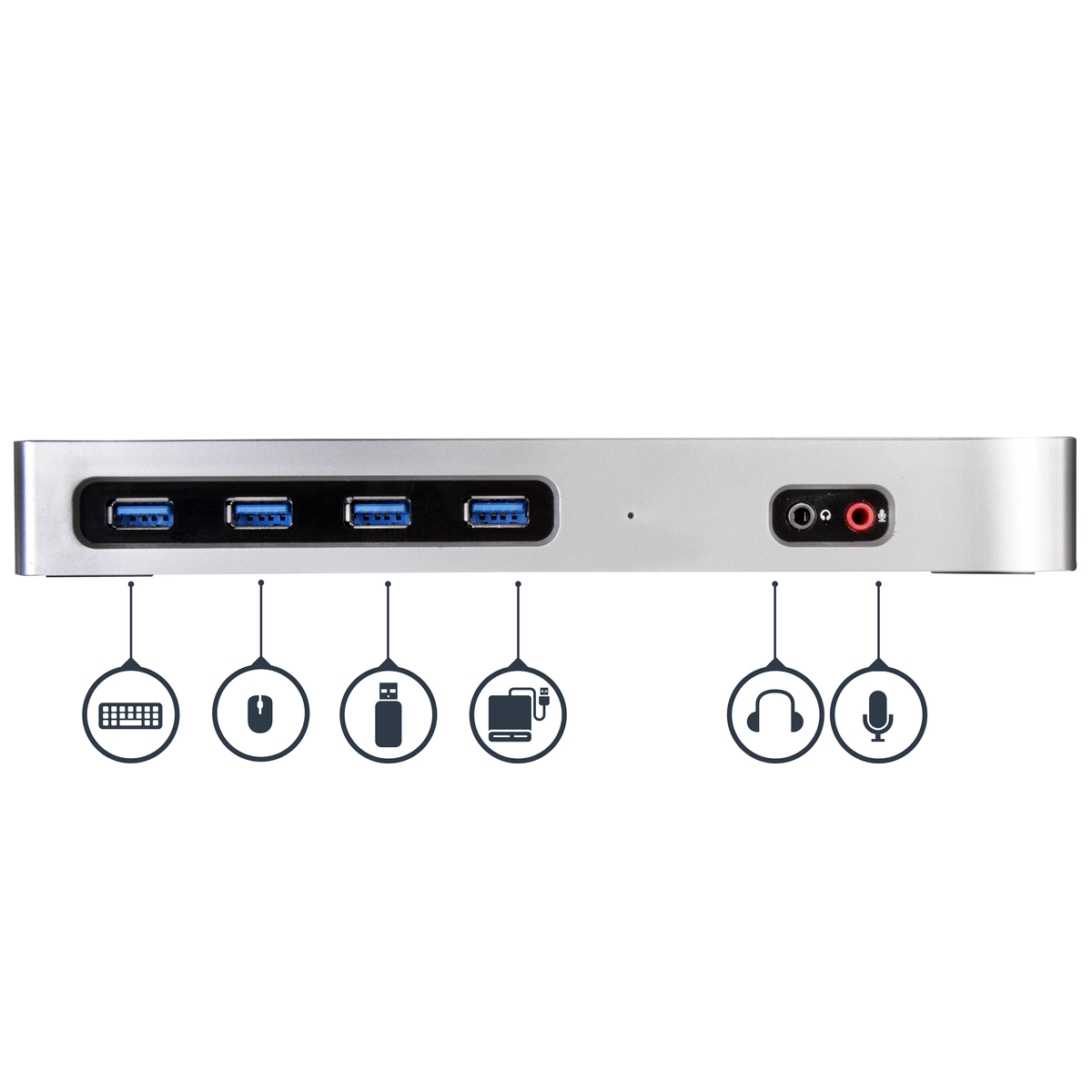 USB-C / USB 3.0 Docking Station Dual 4K