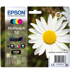 Epson, 18 Black Colour Ink Multi