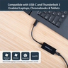 USB-C to Gigabit network adapter