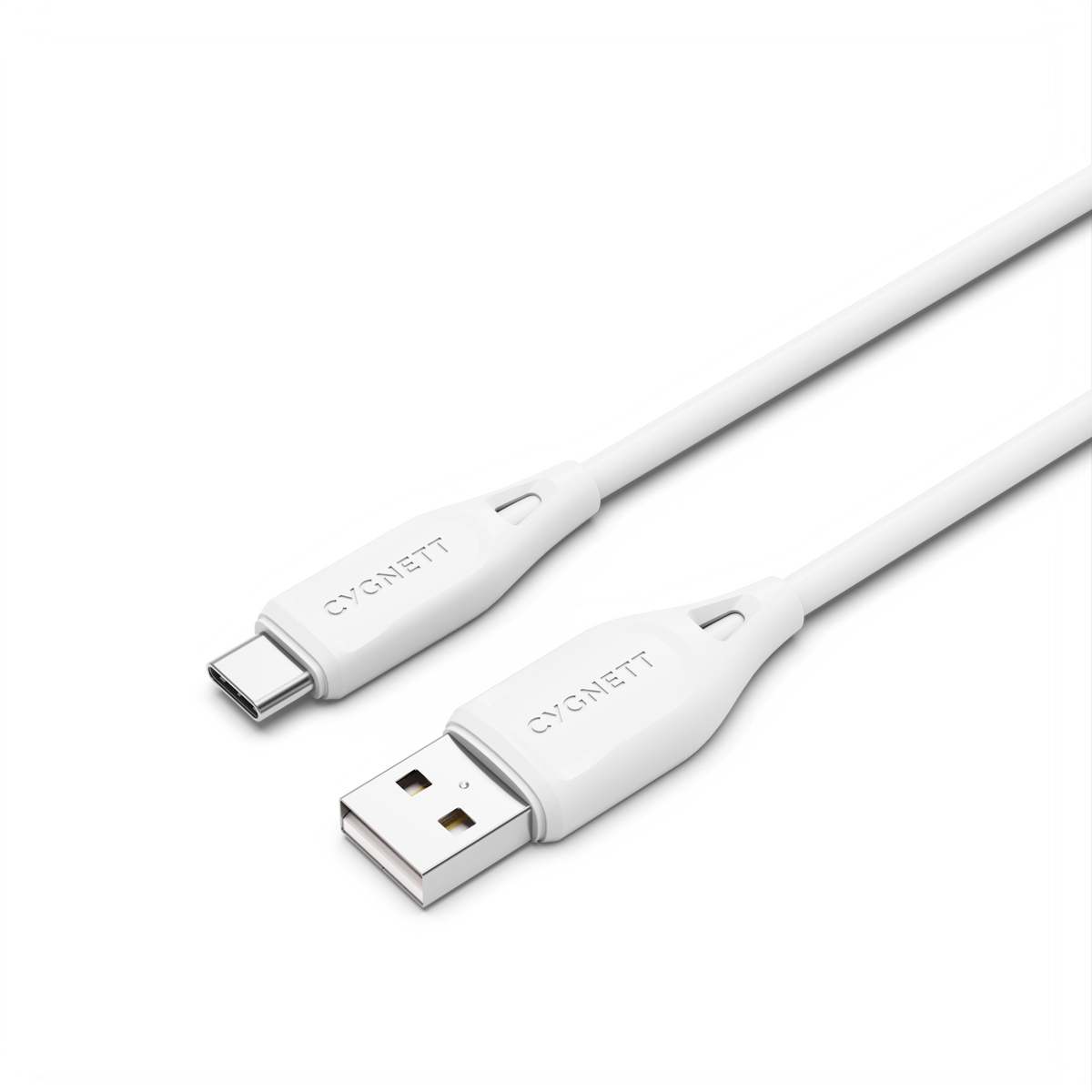 Essentials USB-C USB-A 2.0 Cable Whte 2m