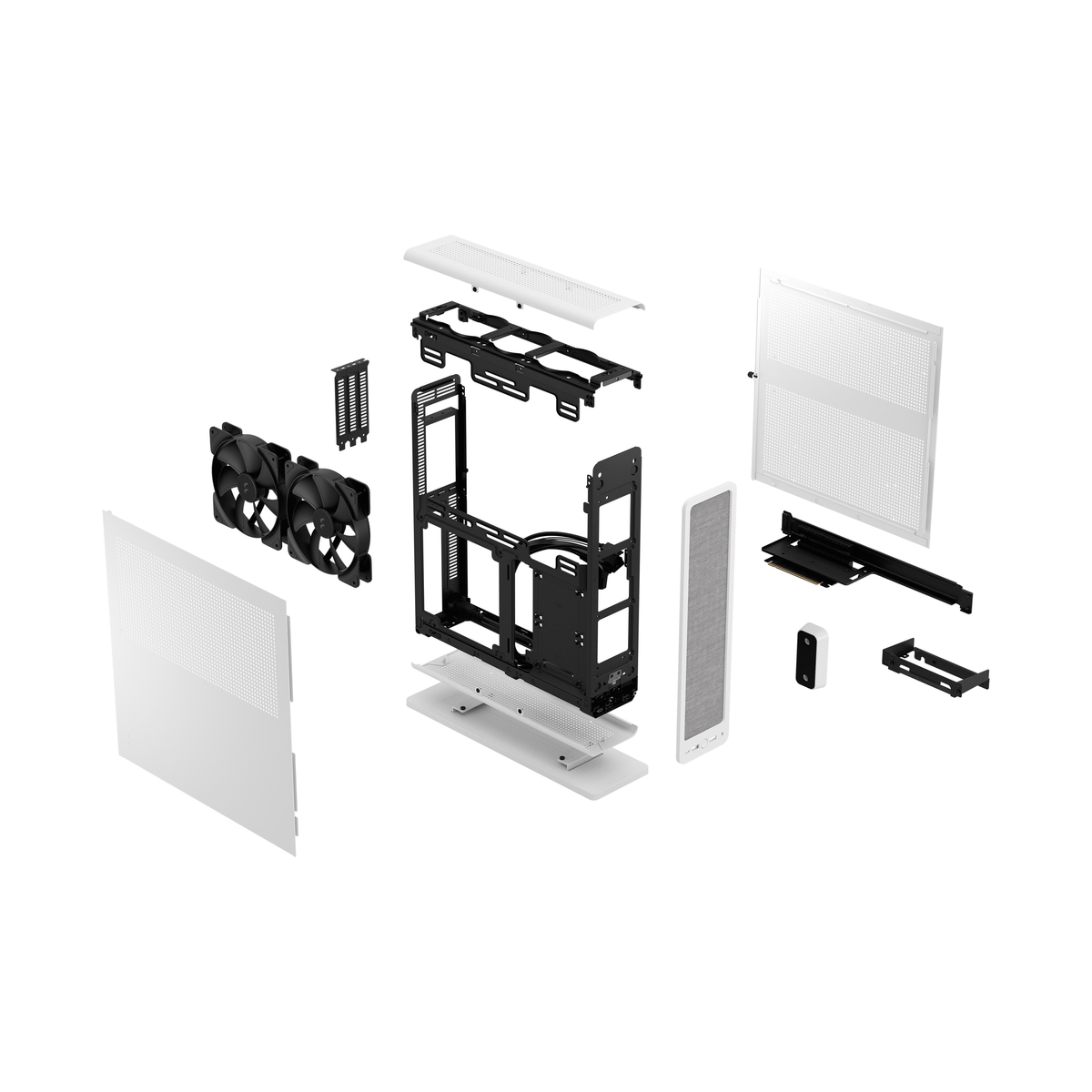 CASE mITX Ridge White PCIe 4.0