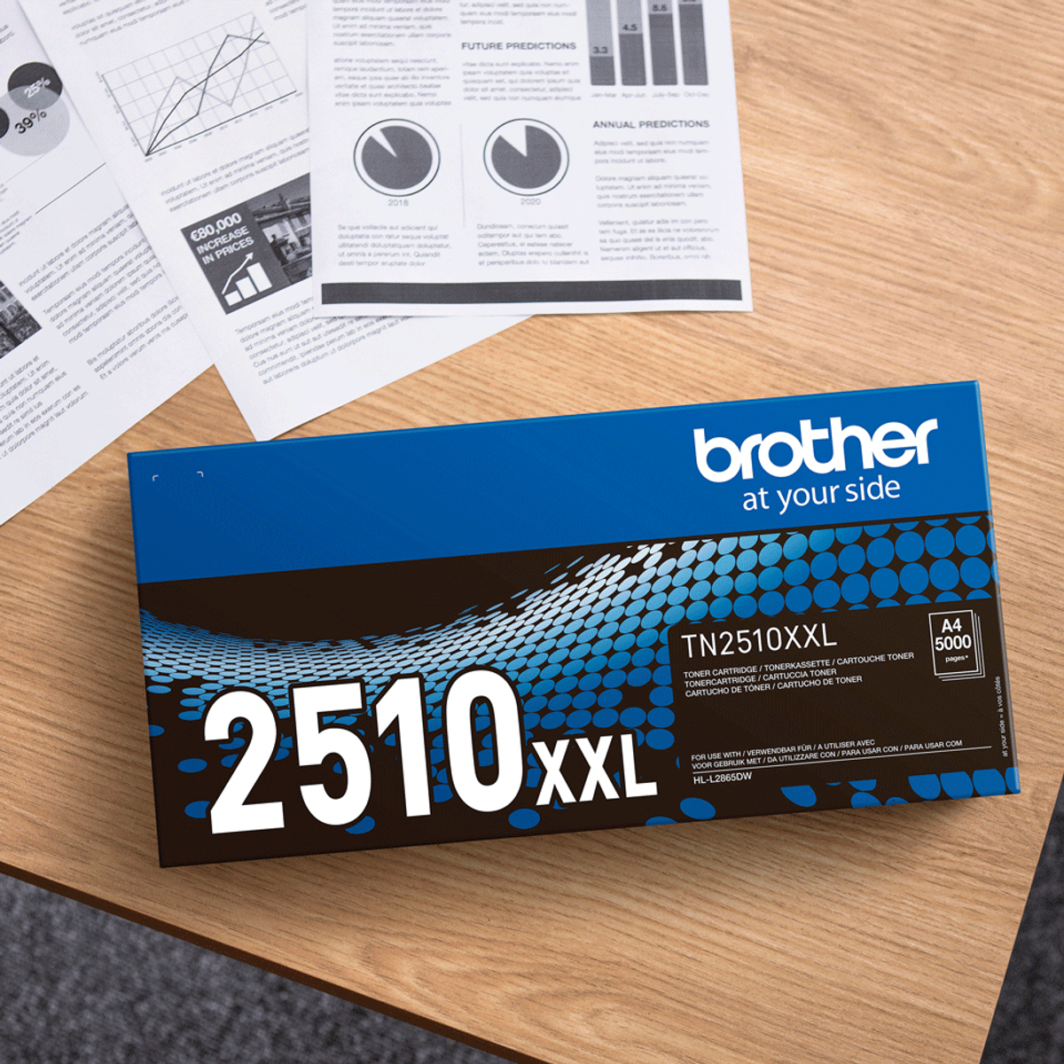 TN2510XL Black 3.000 Pages Toner