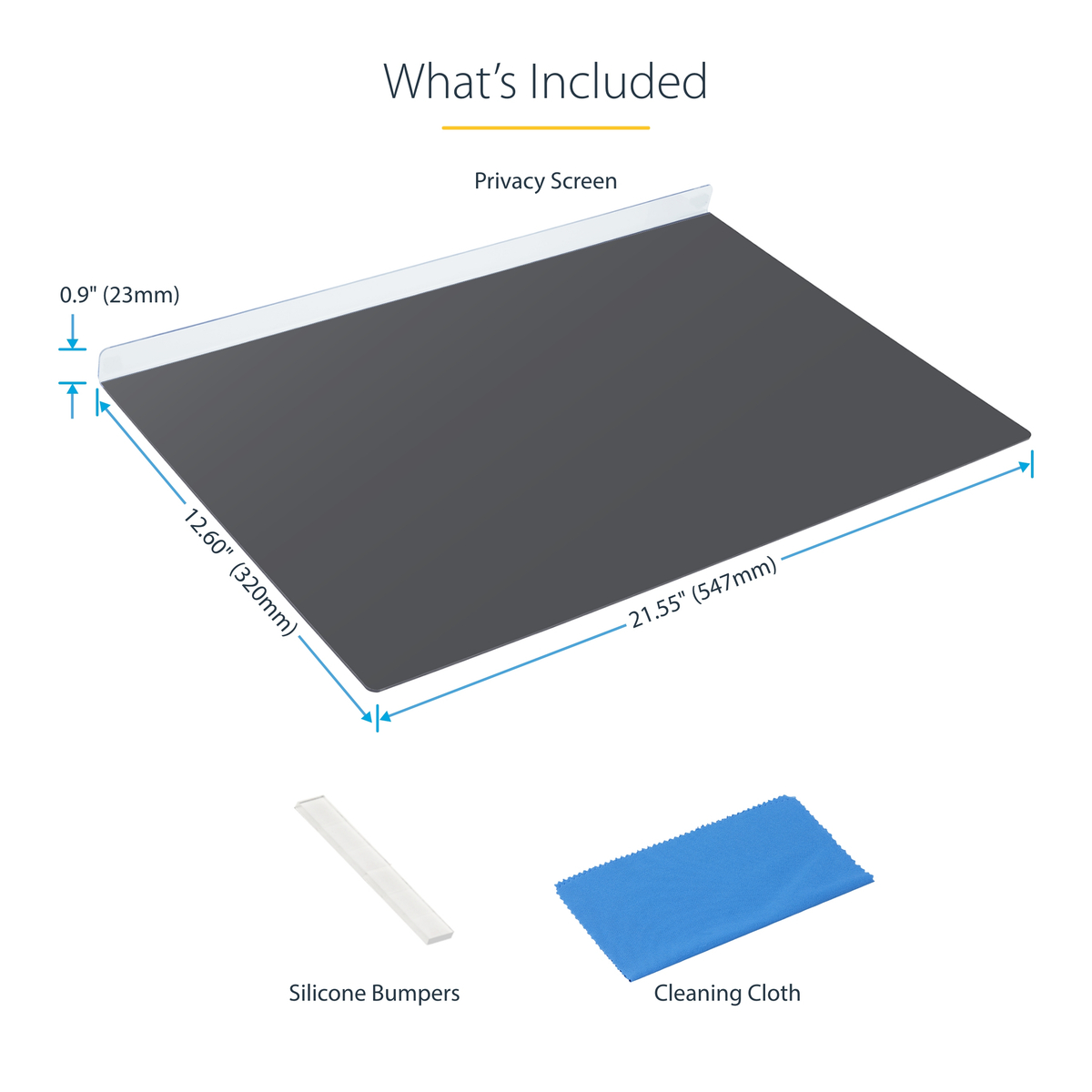 24 Monitor Privacy Screen Hanging