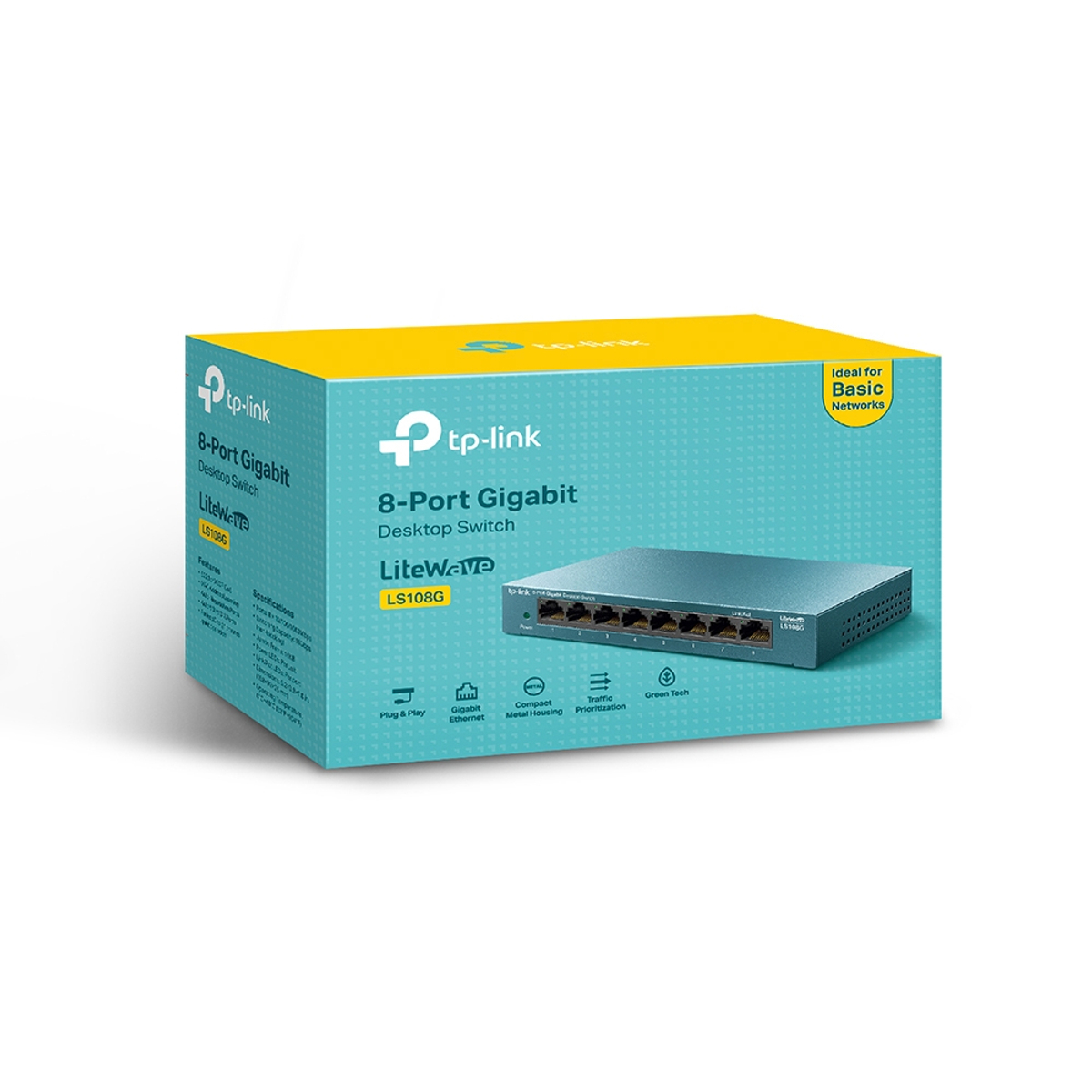 LiteWave 8-Port Gigabit Desktop Switch