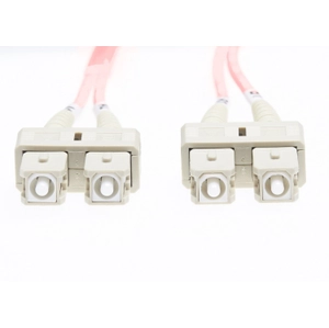 4Cabling, 1m SC-SC OM1 Multimode Fibre Optic Duple