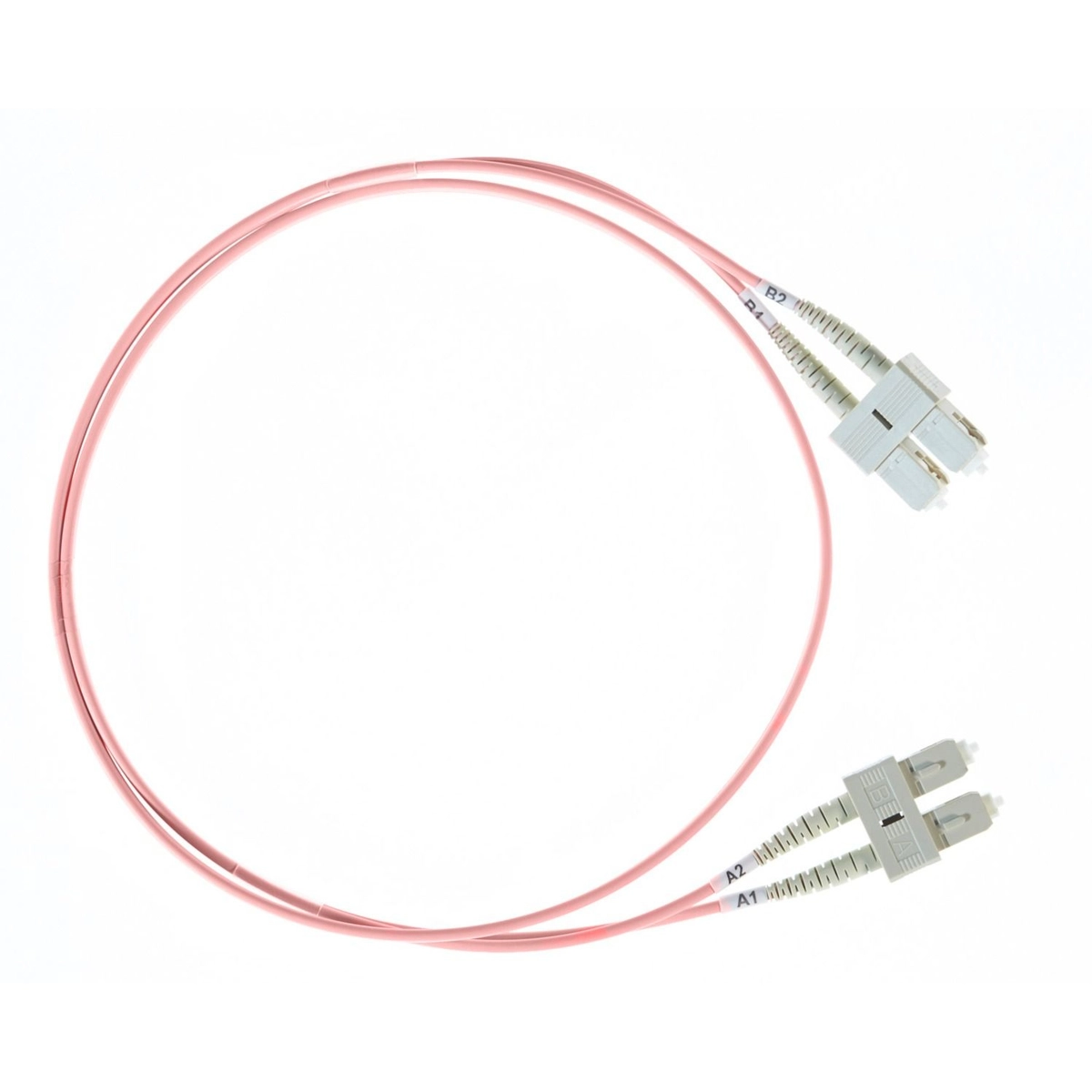 1m SC-SC OM1 Multimode Fibre Optic Duple