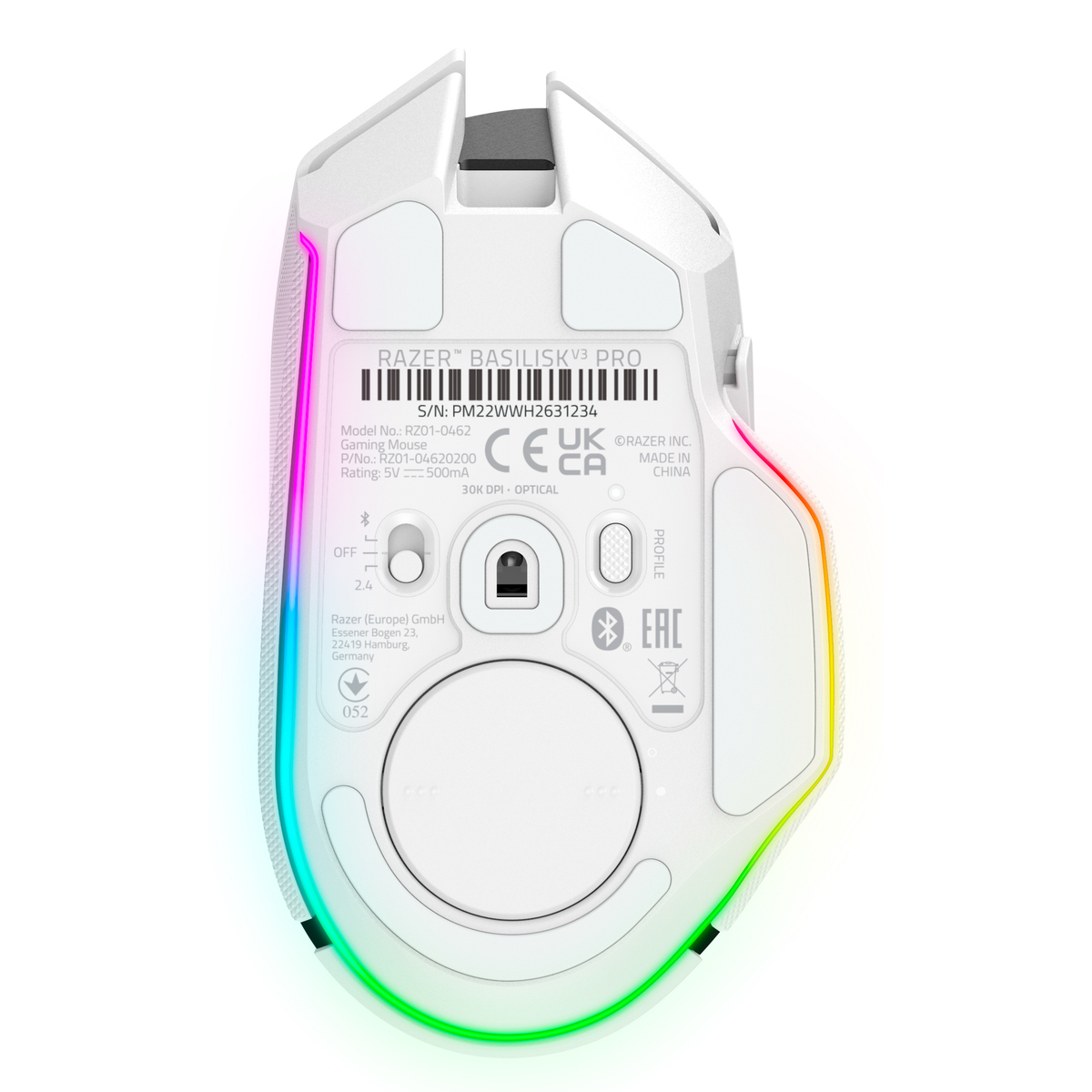 Basilisk V3 Pro - White