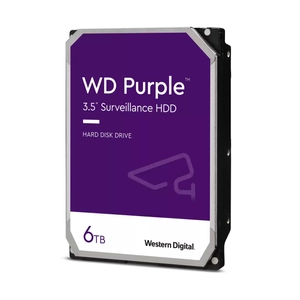 WD, HDD Int 6TB Purple SATA 3.5