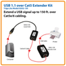 USB 1.1 Over Cat5 Extender Kit