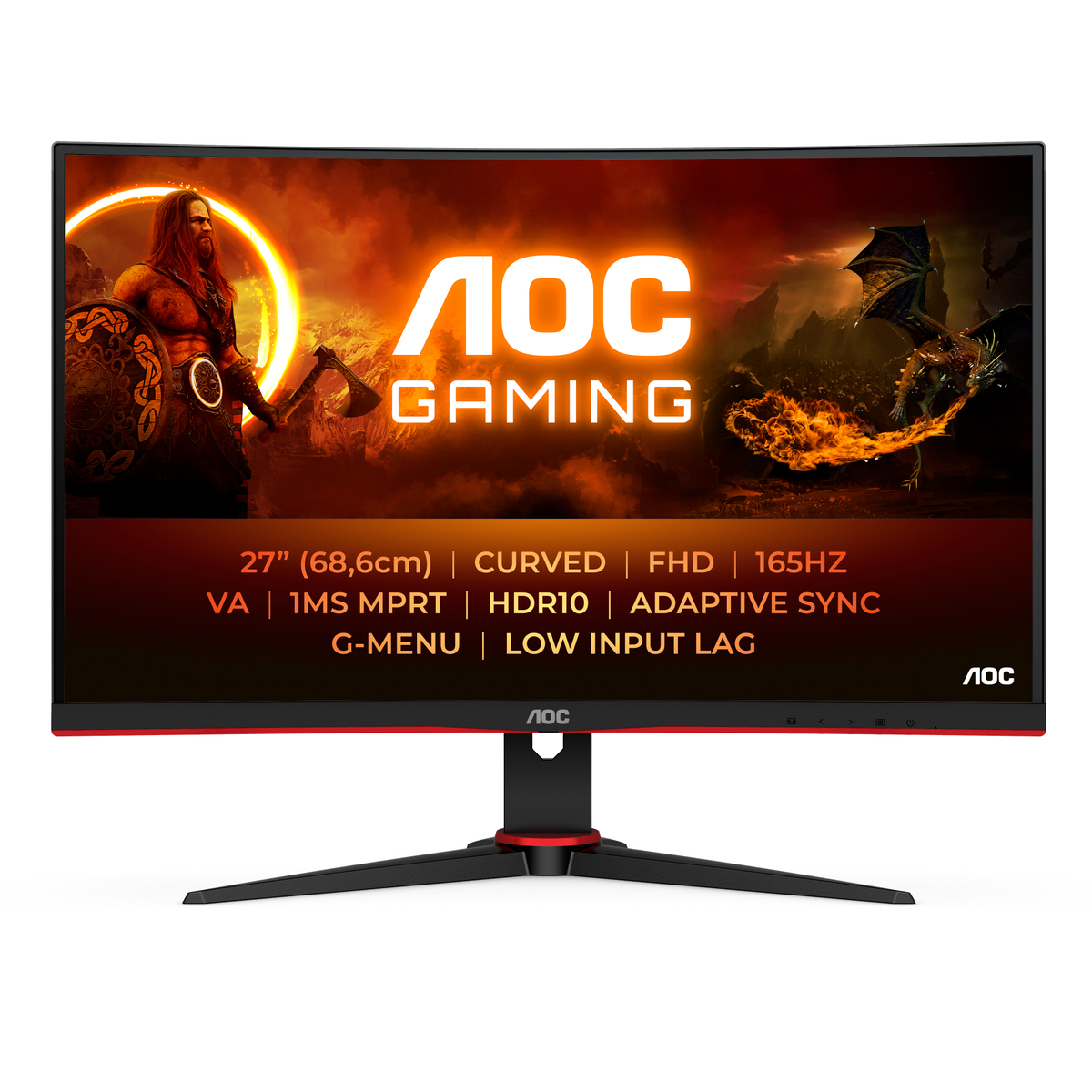 27 Curved FHD 165Hz Gaming monitor