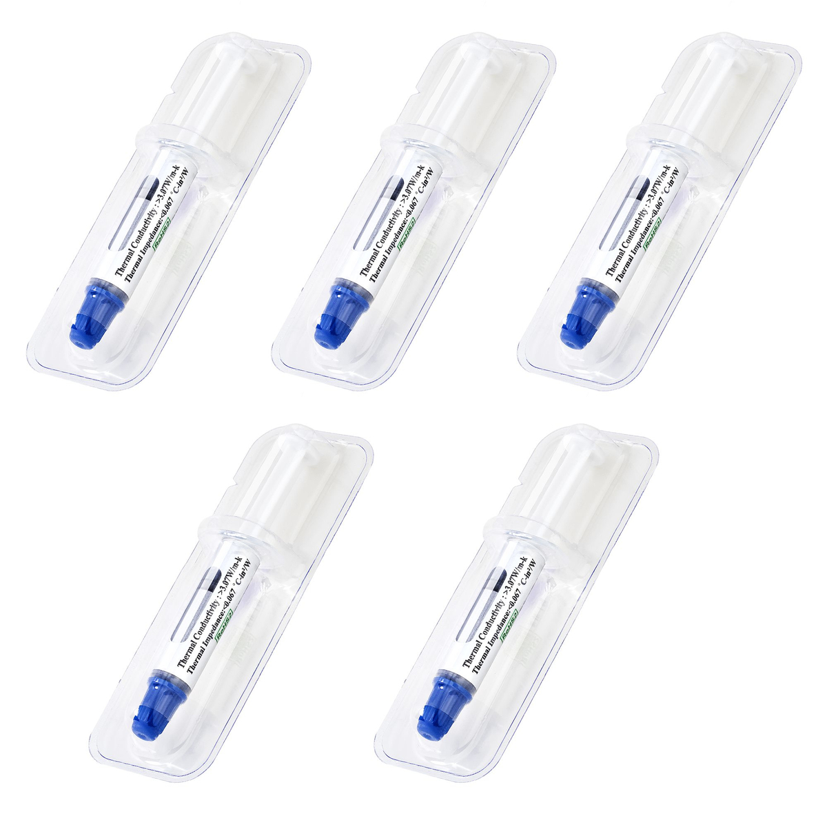 Thermal Paste Pack of 5 Syringes RoHS