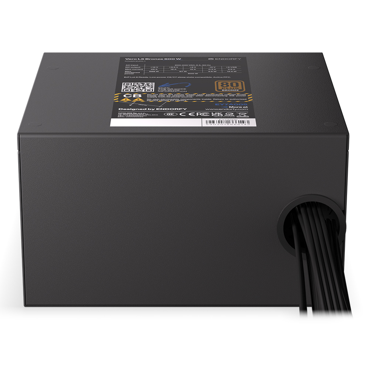 PSU Vero L5 Bronze 600 W