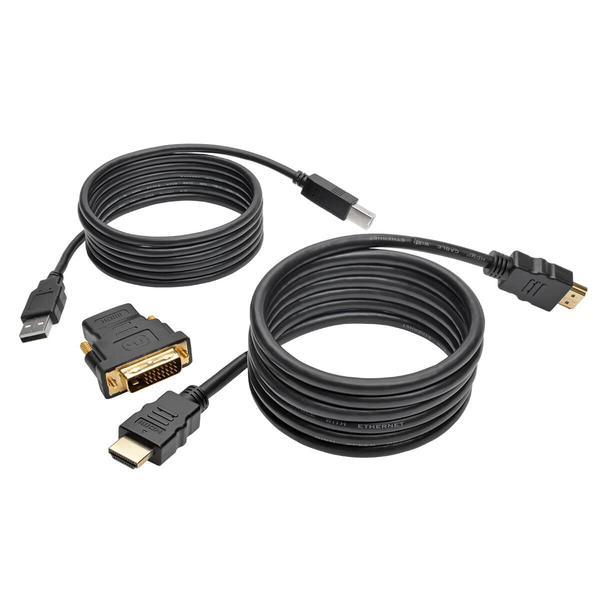 1.83m HDMI DVI USB KVM Cable Kit USB A/B