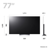 LG OLED evo C3 77 4K Smart TV