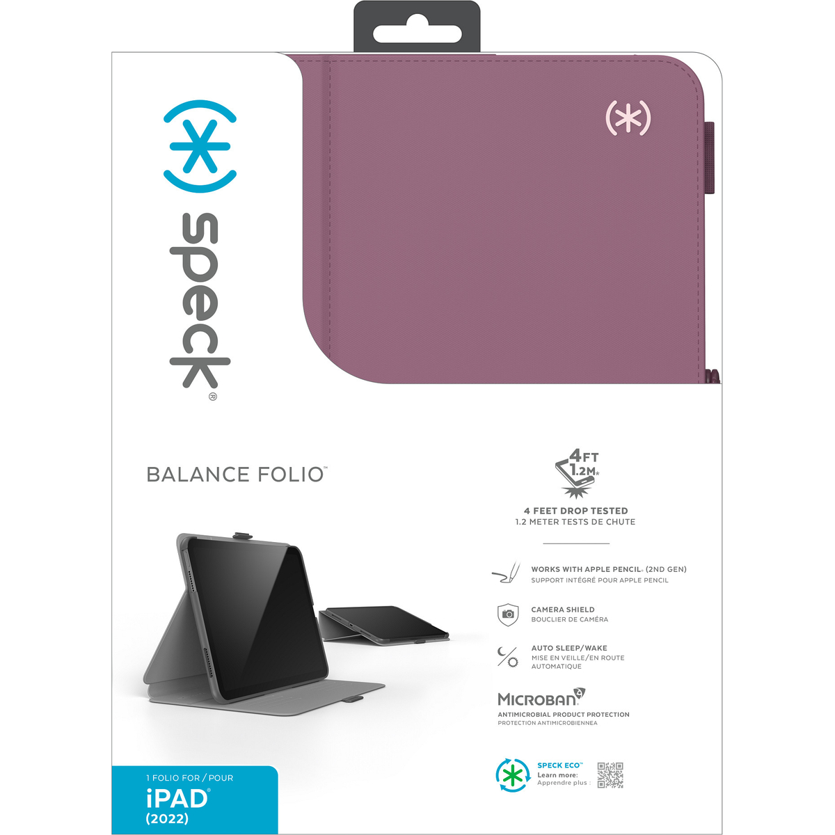 iPad 10th Gen Balance Folio Pink/Purple