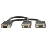 VGA/XVGA Monitor Y Splitter HD15 M/2XF