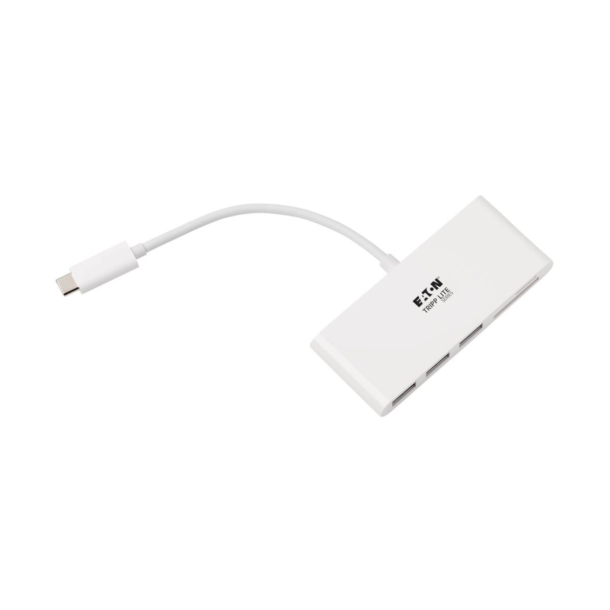 3-PORT USB-C TO USB-A HUB SD/MCC READER