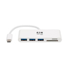 3-PORT USB-C TO USB-A HUB SD/MCC READER