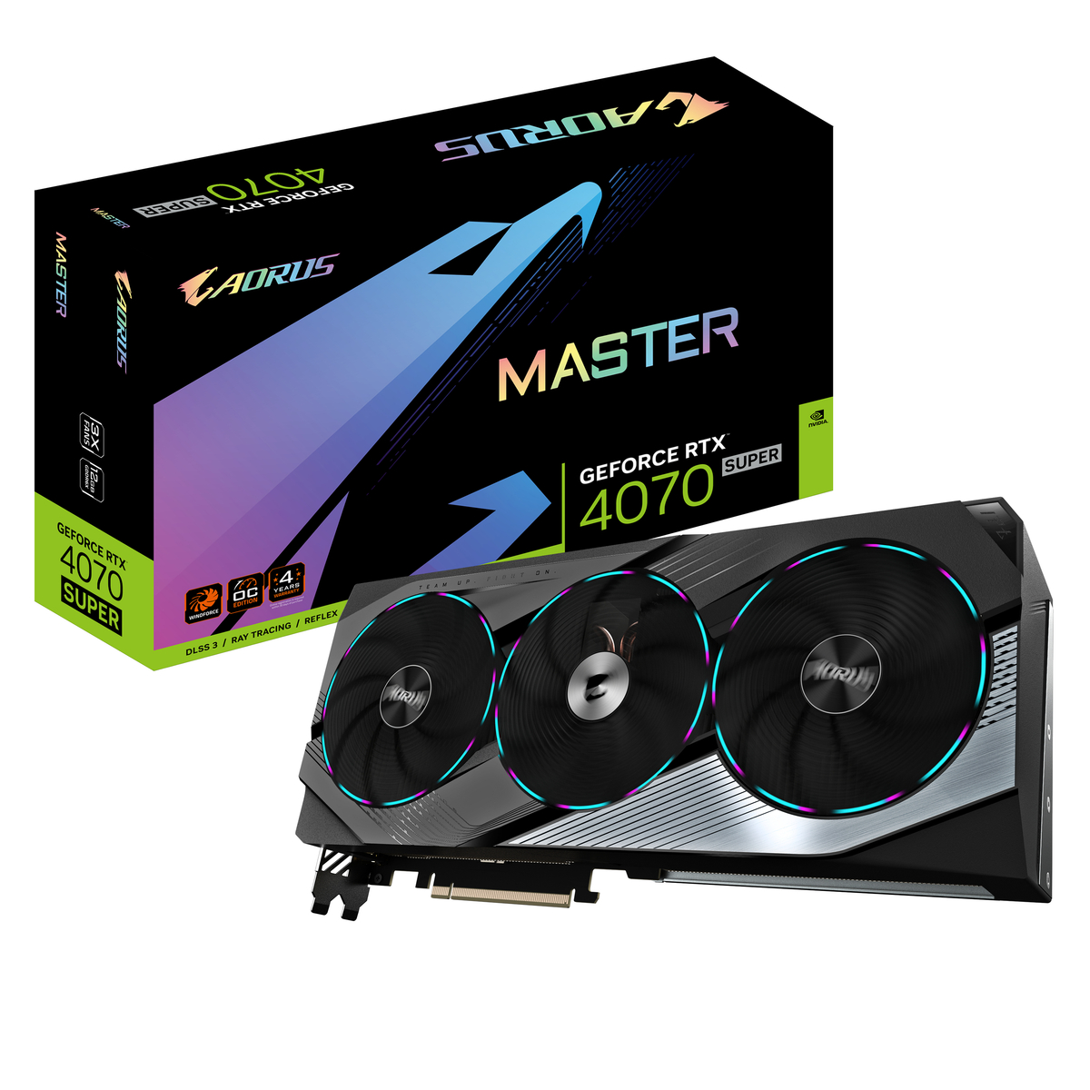 GPU NV 4070 Super Aorus 12G Fan