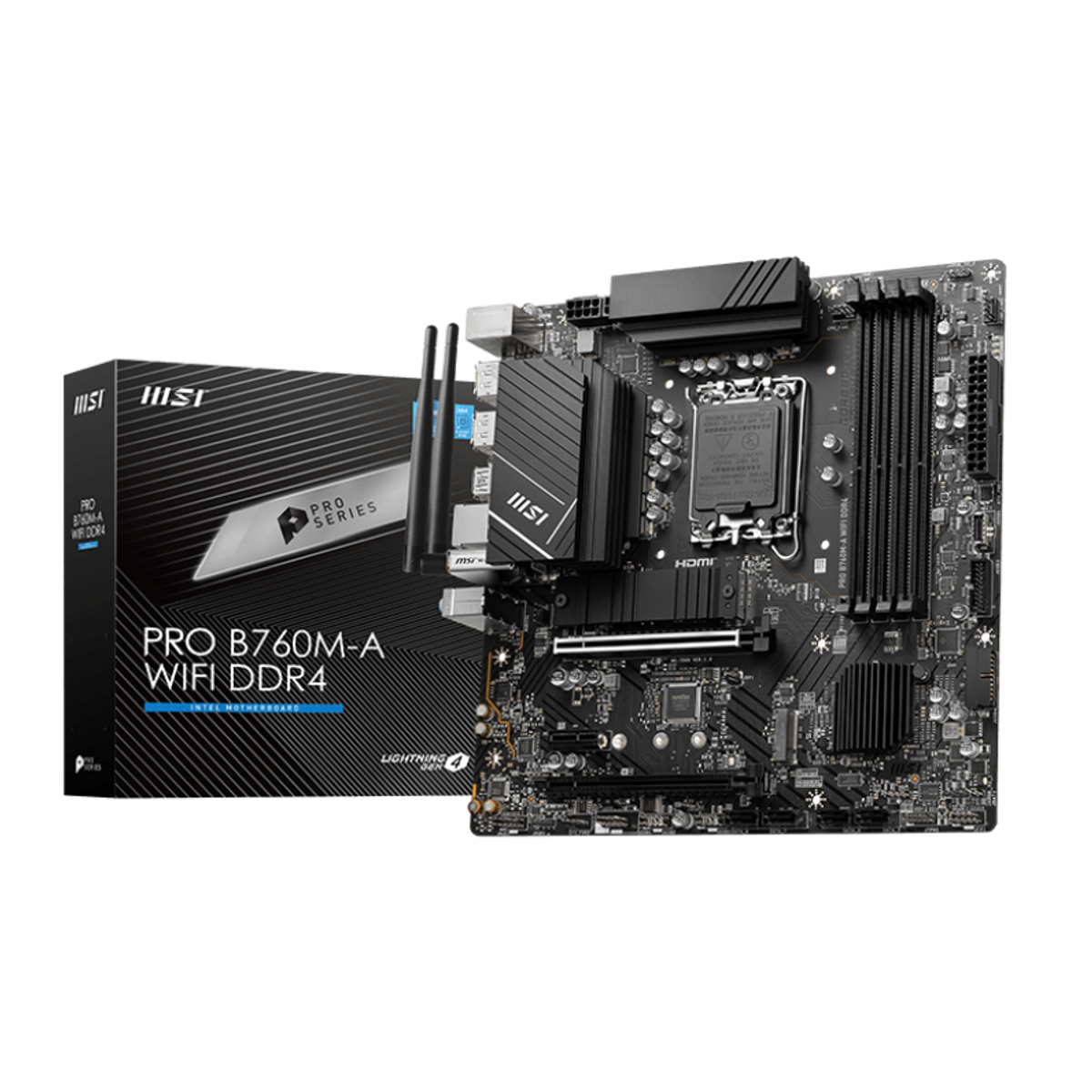 MB INT 1700 PRO B760M-A WIFI DDR4 MATX