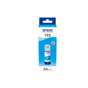 Epson, 113 EcoTank Pigment Cyan Ink Bottle