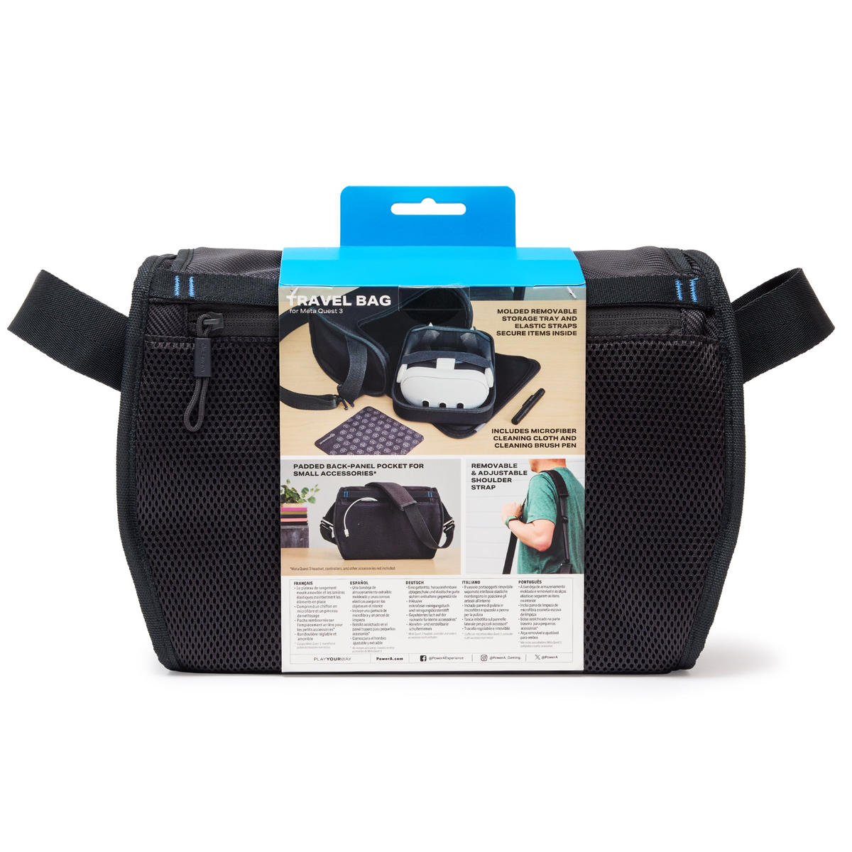 Licensed Travel Bag For Meta Quest 3