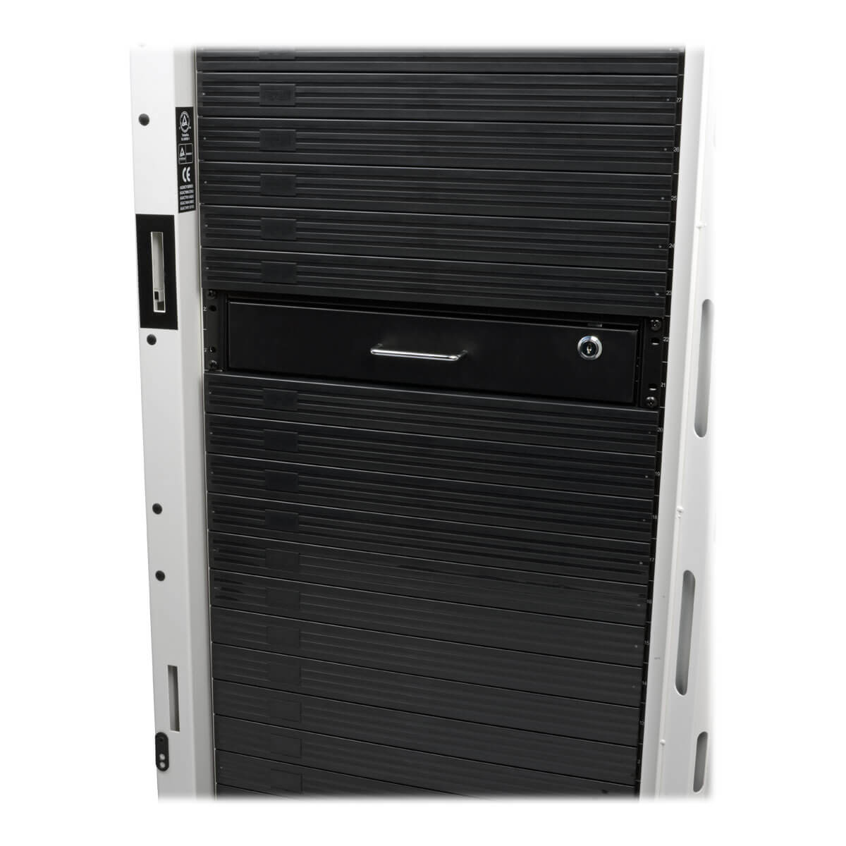 2U Locking Rackmount Storage Drawer