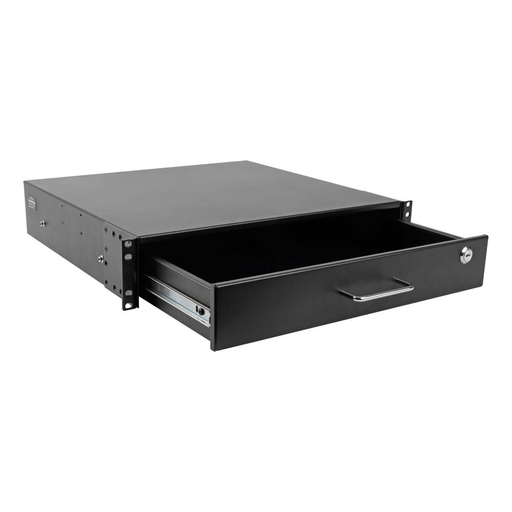2U Locking Rackmount Storage Drawer