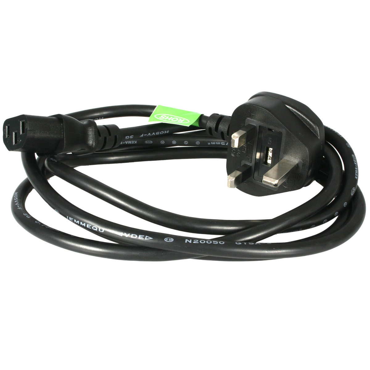 6 ft Standard UK Computer Power Cord