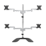 Quad Monitor Stand - Articulating