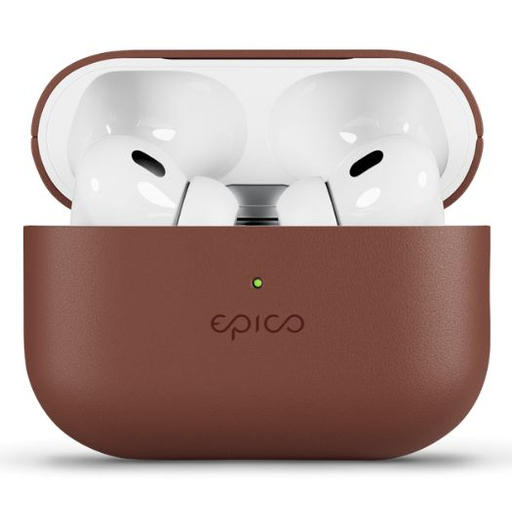 Epico Leather Case Airpods Pro 2 - brown