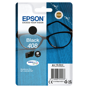 Epson, Singlepack Black 408 DURABrite Ultra Ink