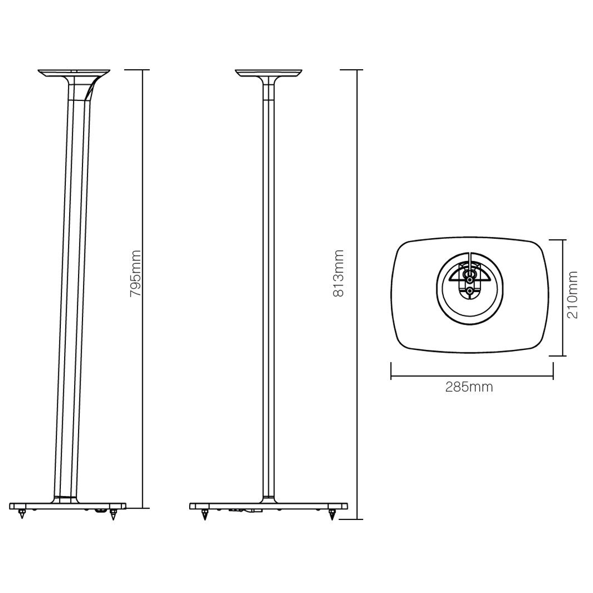 ERA100 Floor Stand EU Black Pair