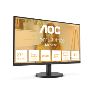 AOC, 27" 4K 2 HDMI DP