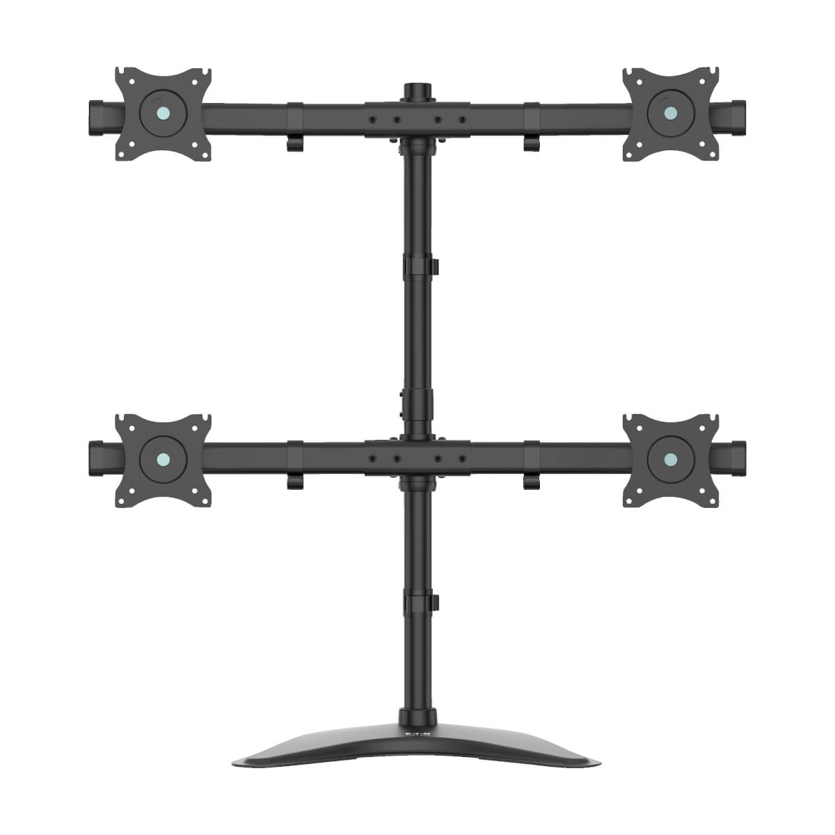 TV Desk Mount Monitor Stand Quad 13-27in