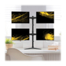 TV Desk Mount Monitor Stand Quad 13-27in