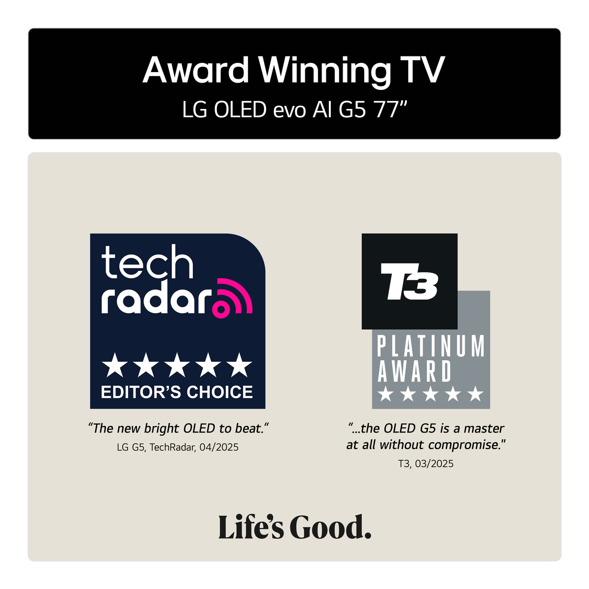 LG G54 65 inch OLED with Wall Mount
