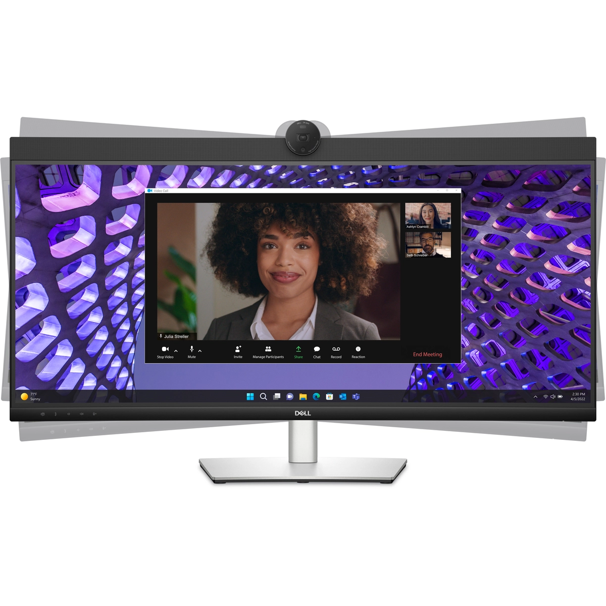 34 Curved Video Conferencing Monitor